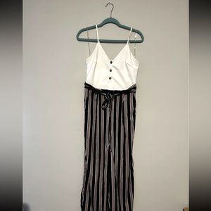 Striped Jumpsuit